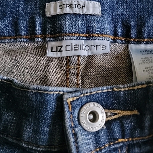 Liz Clairbone Boot Cut Jeans Size 8L - Picture 4 of 5